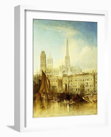 The Quay at Rouen-Henshall J.-Framed Giclee Print