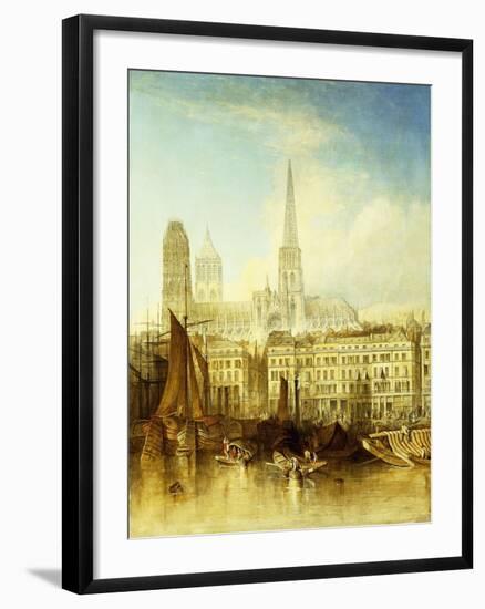 The Quay at Rouen-Henshall J.-Framed Giclee Print