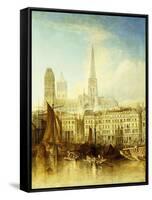 The Quay at Rouen-Henshall J.-Framed Stretched Canvas