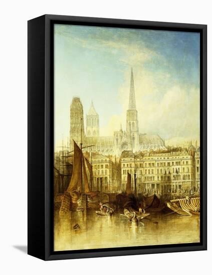 The Quay at Rouen-Henshall J.-Framed Stretched Canvas