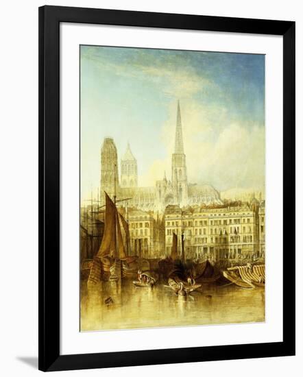 The Quay at Rouen-Henshall J.-Framed Giclee Print