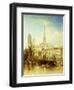 The Quay at Rouen-Henshall J.-Framed Giclee Print