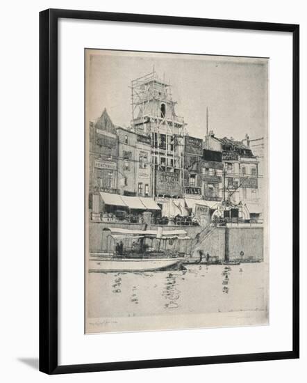 'The Quay, Bristol', c1918-Frederick Charles Richards-Framed Giclee Print