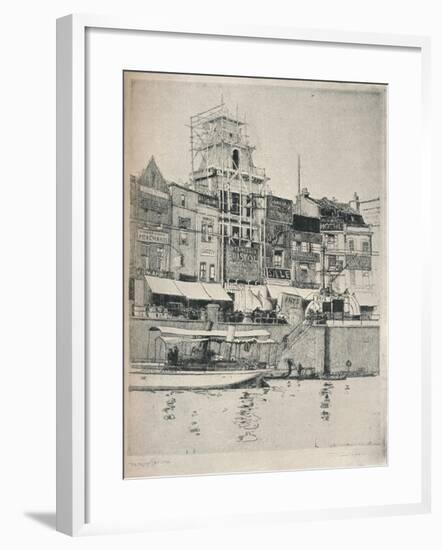 'The Quay, Bristol', c1918-Frederick Charles Richards-Framed Giclee Print