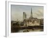 The Quay de Paris in Rouen, Johannes Bosboom, 1839-Johannes Bosboom-Framed Giclee Print