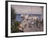 The quay in AsgArdstrand-Hans Gude-Framed Giclee Print