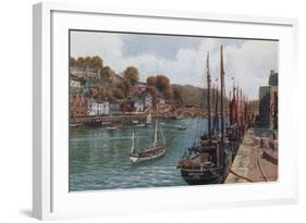 The Quay, Looe-Alfred Robert Quinton-Framed Giclee Print