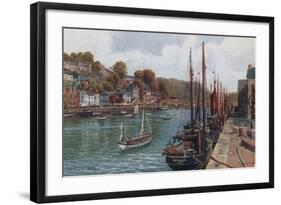 The Quay, Looe-Alfred Robert Quinton-Framed Giclee Print