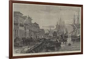 The Quay of Boa Vista, at San Pedro De Rio Grande Do Sul, a Seaport of Brazil-null-Framed Giclee Print