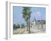 The Quay Ponthius, Pontoise-Gustave Loiseau-Framed Giclee Print