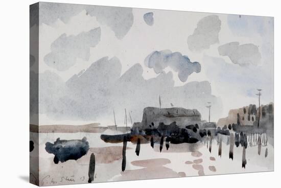 The Quay, Shoreham, 1926-Philip Wilson Steer-Stretched Canvas