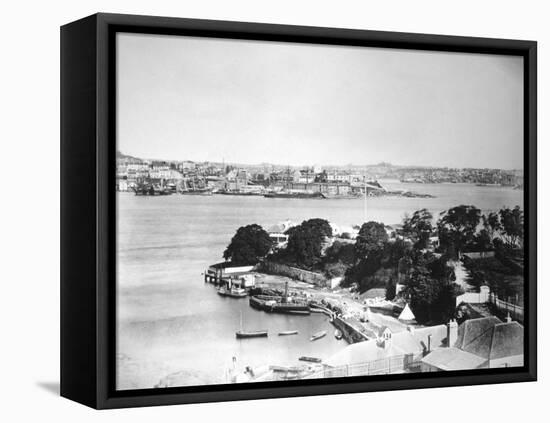 The Quay, Sydney, New South Wales, Australia, 1870-1880-null-Framed Stretched Canvas