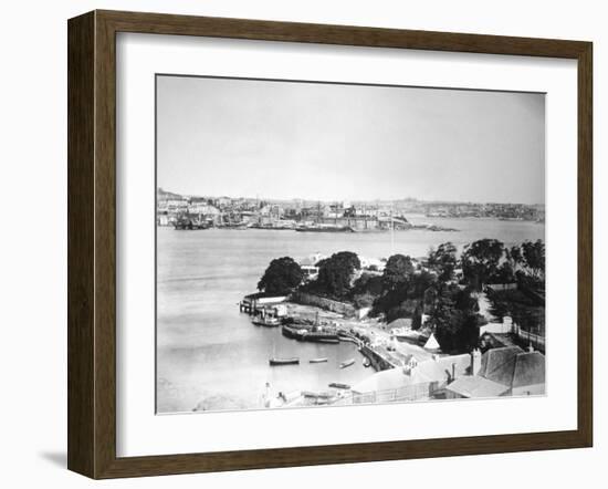 The Quay, Sydney, New South Wales, Australia, 1870-1880-null-Framed Giclee Print