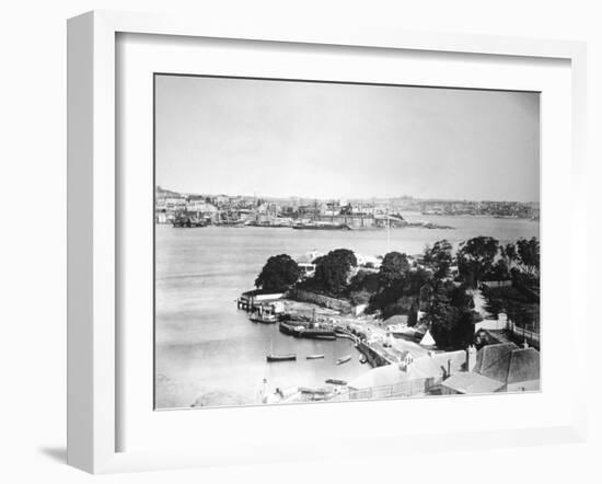 The Quay, Sydney, New South Wales, Australia, 1870-1880-null-Framed Giclee Print