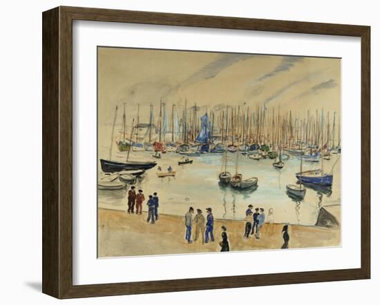 The Quay-Henri Lebasque-Framed Giclee Print