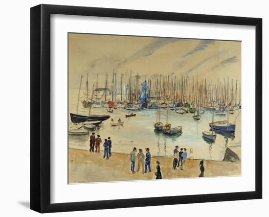 The Quay-Henri Lebasque-Framed Giclee Print