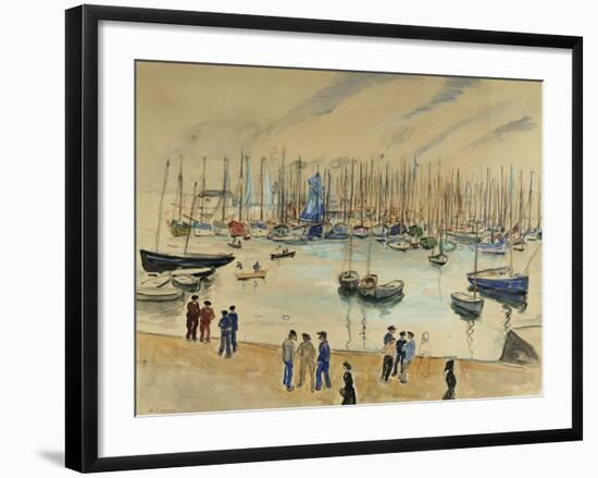 The Quay-Henri Lebasque-Framed Giclee Print