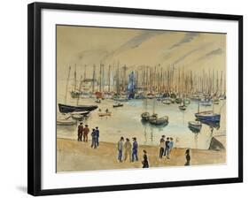 The Quay-Henri Lebasque-Framed Giclee Print