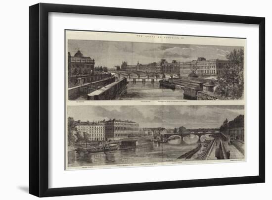 The Quays of Paris-Felix Thorigny-Framed Giclee Print