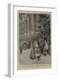 The Queen and Her Soldiers' Families, the Christmas Tree at Windsor-null-Framed Giclee Print