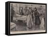 The Queen and Her Wounded Soldiers, Her Majesty at the Herbert Hospital, Woolwich-Frank Craig-Framed Stretched Canvas