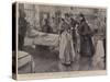 The Queen and Her Wounded Soldiers, Her Majesty at the Herbert Hospital, Woolwich-Frank Craig-Stretched Canvas