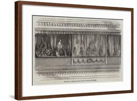 The Queen and Princes of Oude and Suite at Drury-Lane Theatre-null-Framed Giclee Print