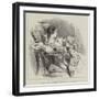 The Queen and the Prince of Wales-Sir John Gilbert-Framed Giclee Print