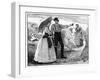 The Queen and the Reapers at Blair Castle, C1840S-null-Framed Giclee Print