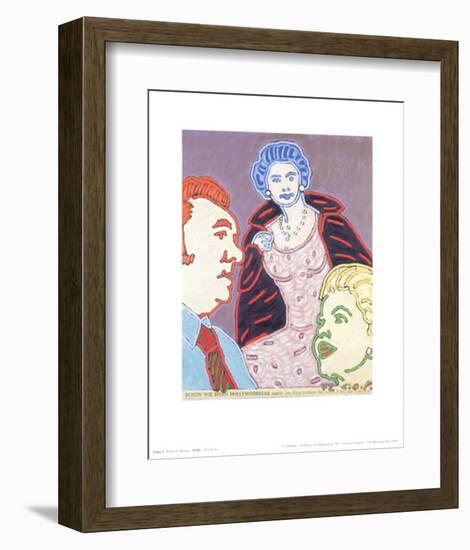 The Queen as a Hollywood Star, c.1972-C^o^ Paeffgen-Framed Art Print