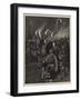 The Queen at Aldershot, Military Tattoo and Torchlight Procession, Wednesday, 11 July-Richard Caton Woodville II-Framed Giclee Print