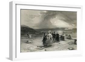The Queen at Burlington, by R. Wallis, 1844-null-Framed Giclee Print