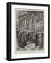 The Queen at Florence, Viewing the Shrine in the Church of the Annunziata-Amedee Forestier-Framed Giclee Print