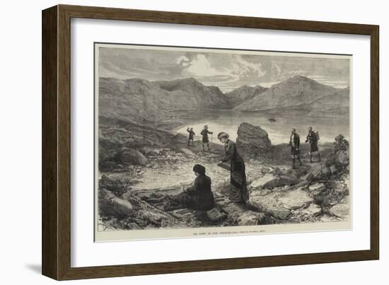 The Queen at Loch Callater-null-Framed Giclee Print