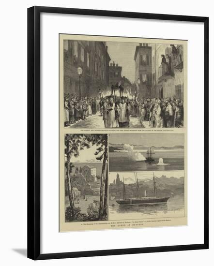 The Queen at Mentone-null-Framed Giclee Print