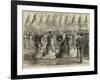 The Queen at Portsmouth Inspecting the Naval Brigade of the Ashantee War-null-Framed Giclee Print