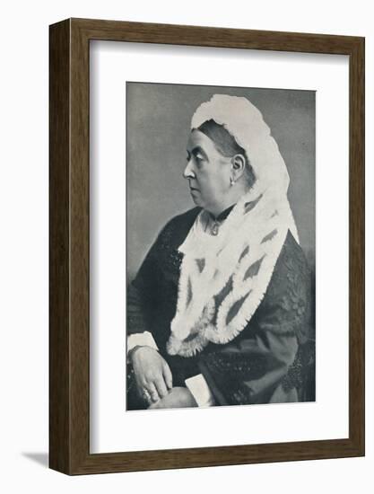 The Queen at the age of sixty six, c1885, (1901)-Alexander Bassano-Framed Photographic Print