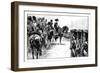 The Queen at the Camp at Chobham, Surrey, 1853-null-Framed Giclee Print