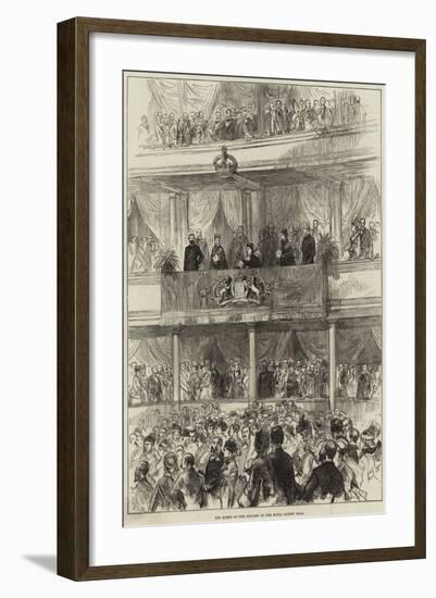 The Queen at the Concert in the Royal Albert Hall-null-Framed Giclee Print