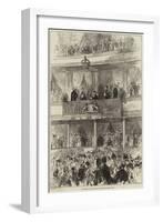 The Queen at the Concert in the Royal Albert Hall-null-Framed Giclee Print