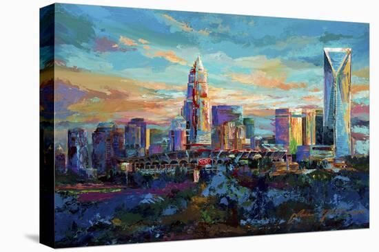 The Queen City Charlotte North Carolina-Jace D. McTier-Stretched Canvas