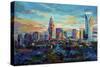 The Queen City Charlotte North Carolina-Jace D. McTier-Stretched Canvas