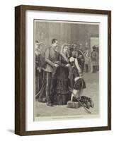 The Queen Decorating Indian Officers and Soldiers at Windsor Castle-Frank Dadd-Framed Giclee Print