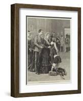 The Queen Decorating Indian Officers and Soldiers at Windsor Castle-Frank Dadd-Framed Giclee Print