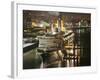 The Queen Elizabeth II Prepares to Dock at the Port of New Orleans, Mississippi River, c.2006-Alex Brandon-Framed Photographic Print