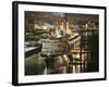 The Queen Elizabeth II Prepares to Dock at the Port of New Orleans, Mississippi River, c.2006-Alex Brandon-Framed Photographic Print