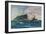 'The Queen Elizabeth off Gibraltar', c1918 (1919)-Charles Dixon-Framed Giclee Print