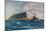 'The Queen Elizabeth off Gibraltar', c1918 (1919)-Charles Dixon-Mounted Giclee Print