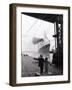 The Queen Elizabeth Sails from Southampton, 1968-null-Framed Photographic Print