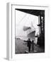 The Queen Elizabeth Sails from Southampton, 1968-null-Framed Photographic Print